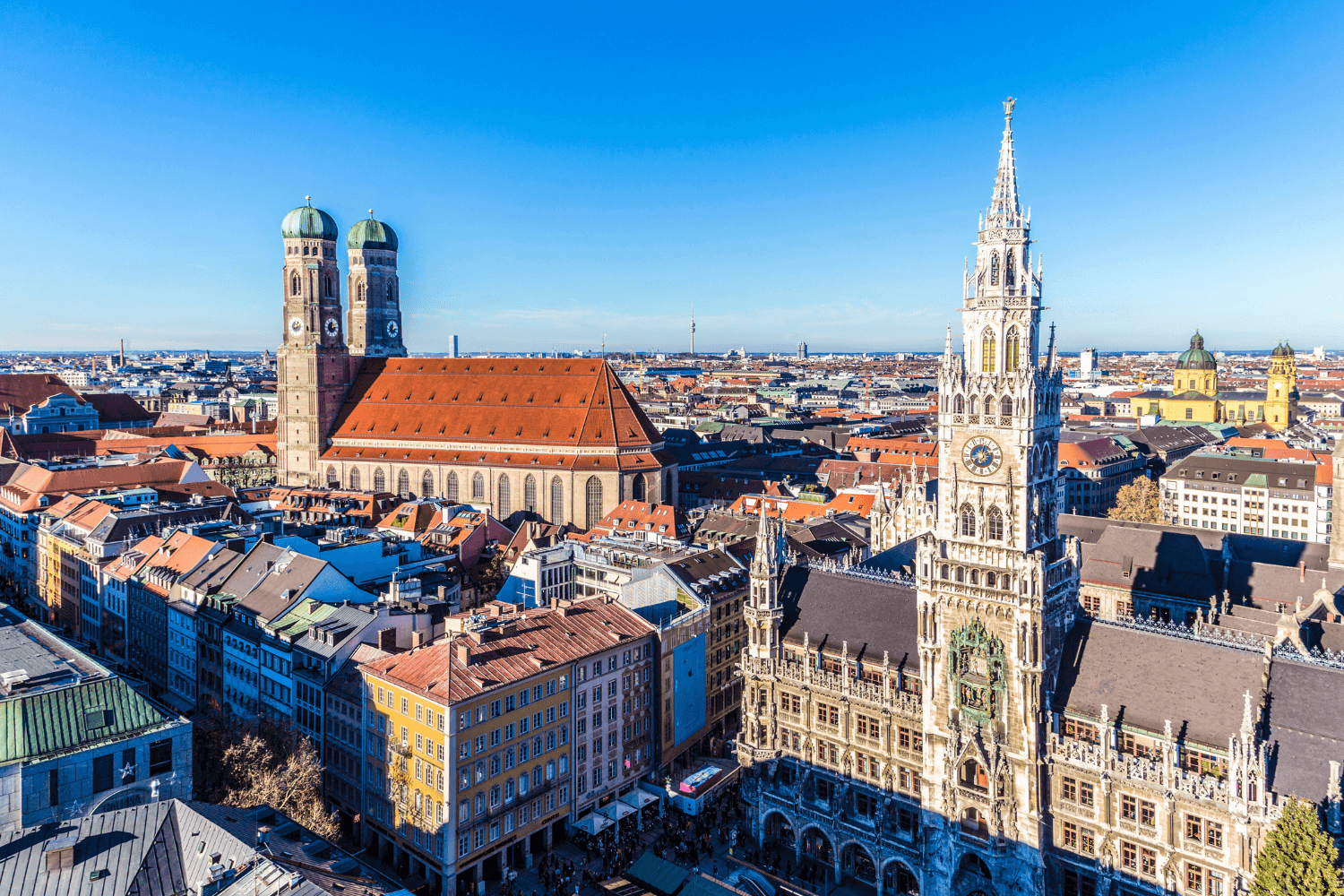 view of munich in germany