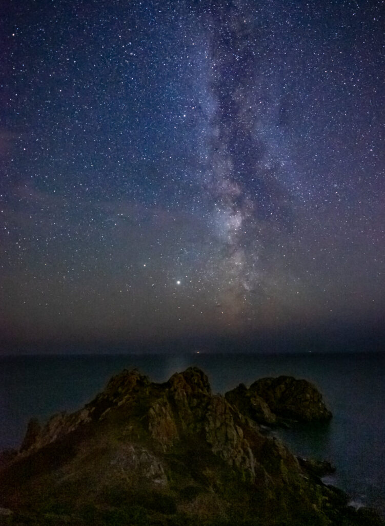 Stars over Jerbourg