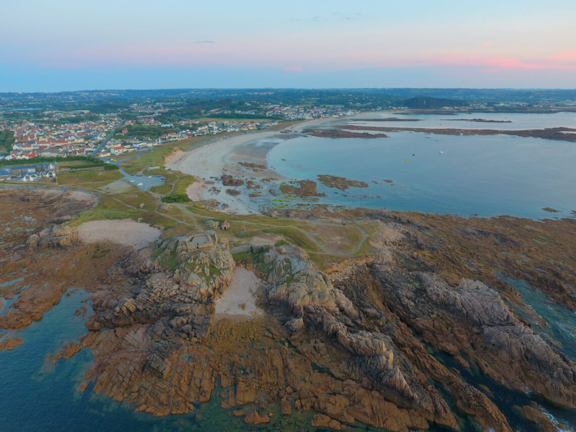 Grand Roque Guernsey from above