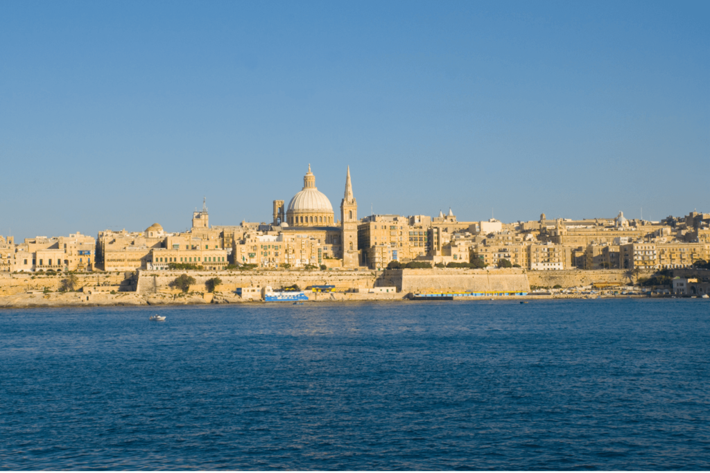 Valetta waterfront.