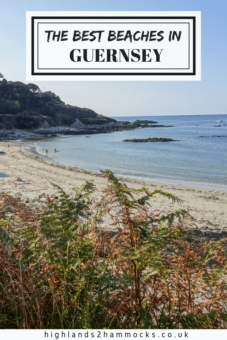beaches in guernsey pinterest image