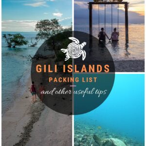 Gili Islands Packing List