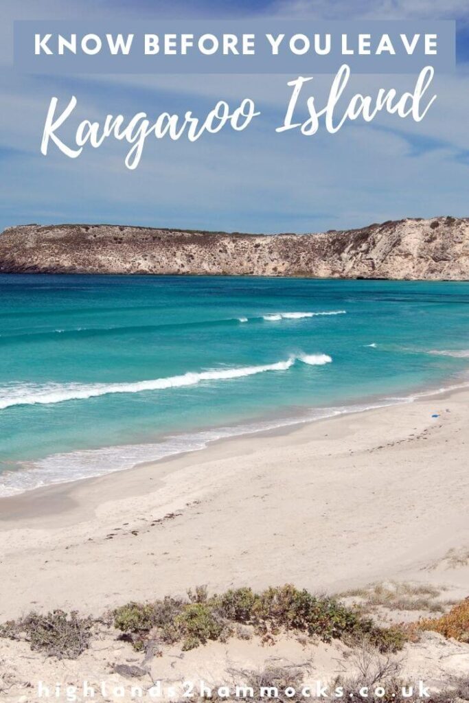 tips for visiting Kangaroo island pinterest image