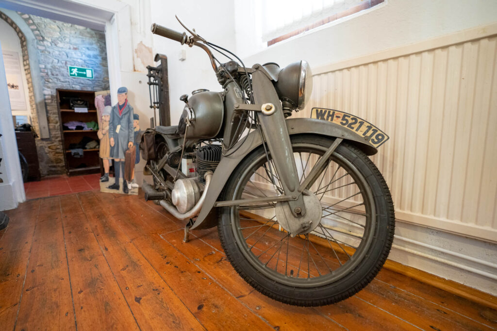 bike in alderney museum