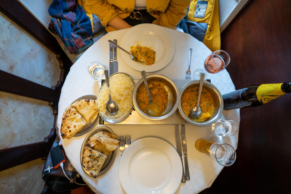 nellie grays alderney curry on table