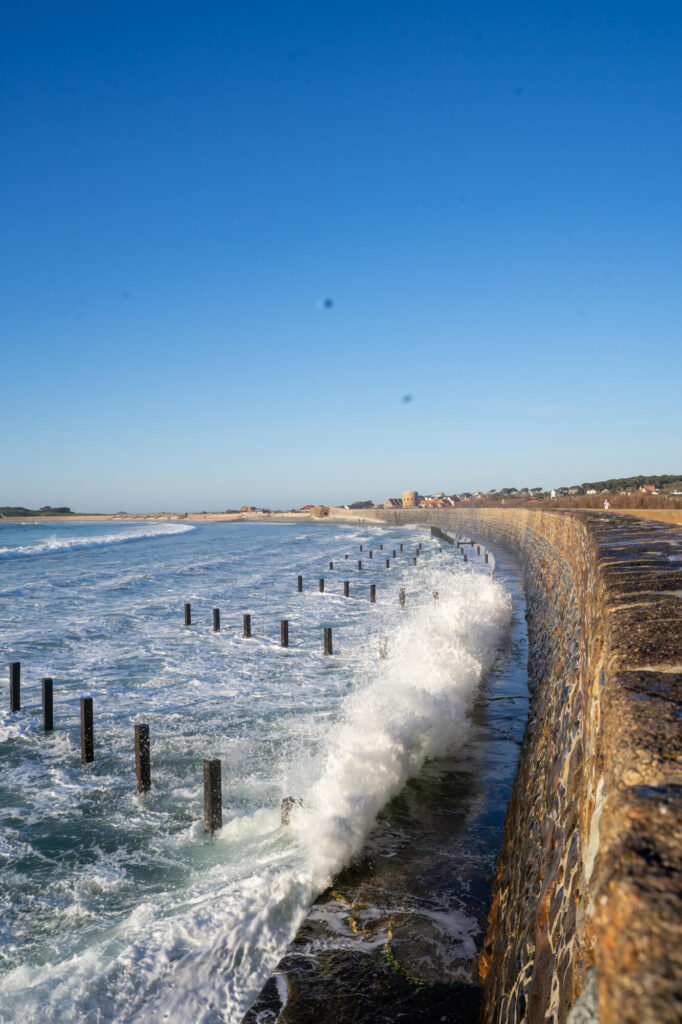 vazon bay waves