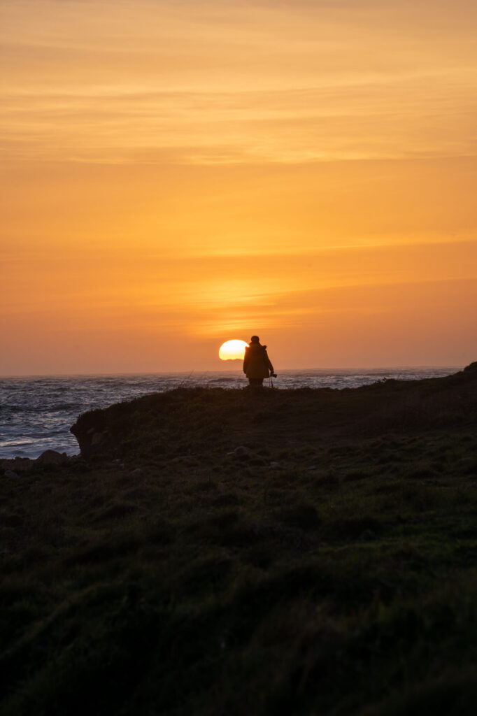 gemma watching vazon sunset