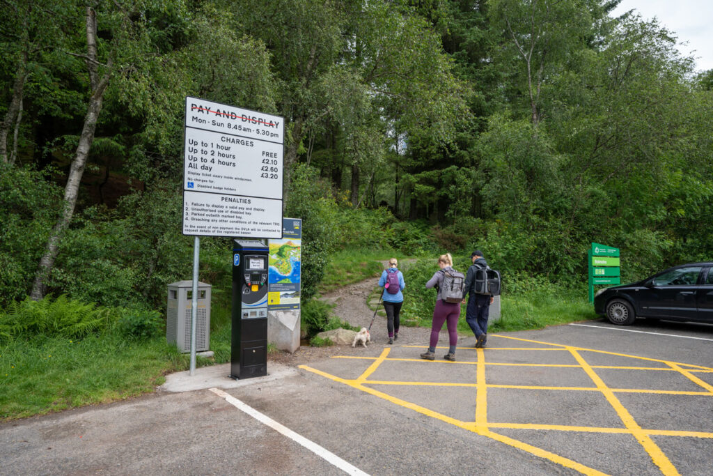 starting point for conic hill