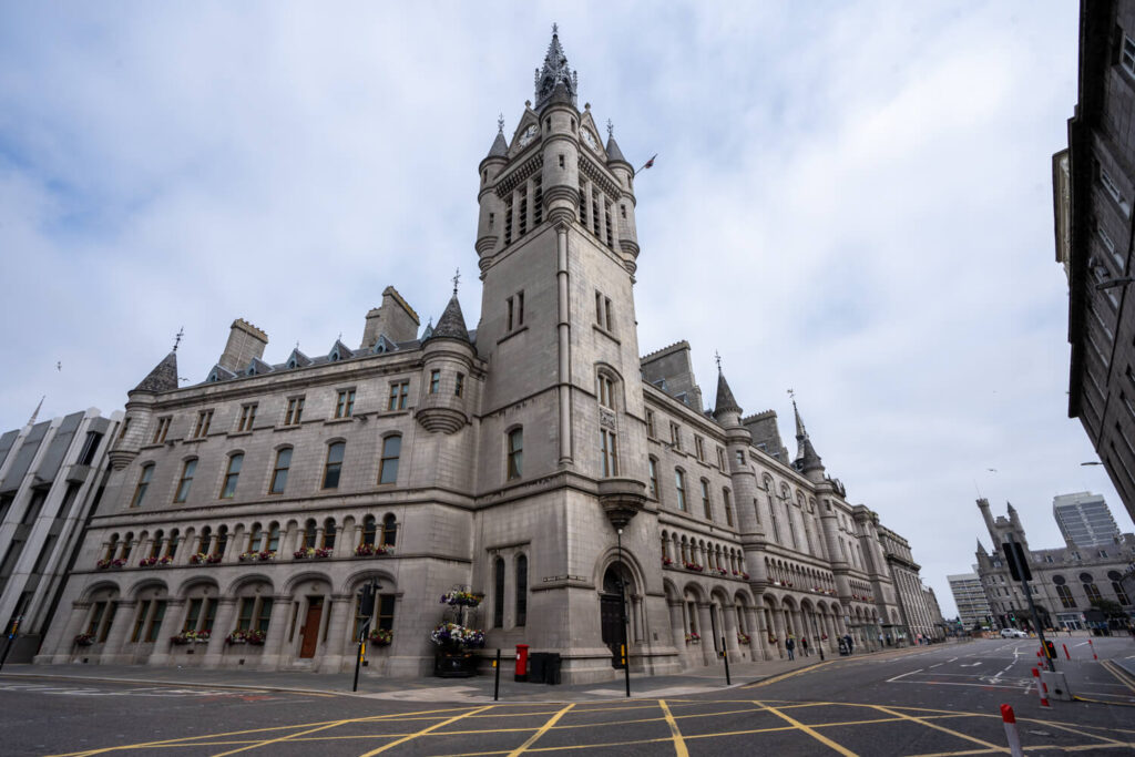 building in aberdeen city centre