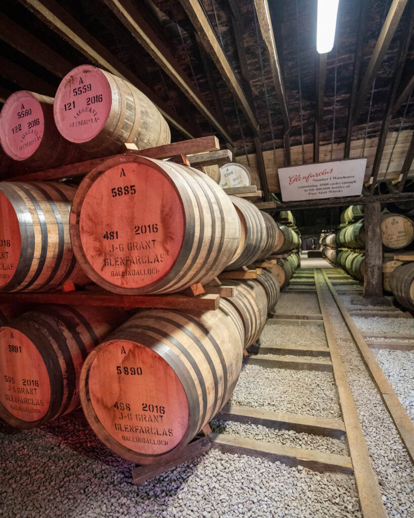 Glenfarclas Distillery Barrels