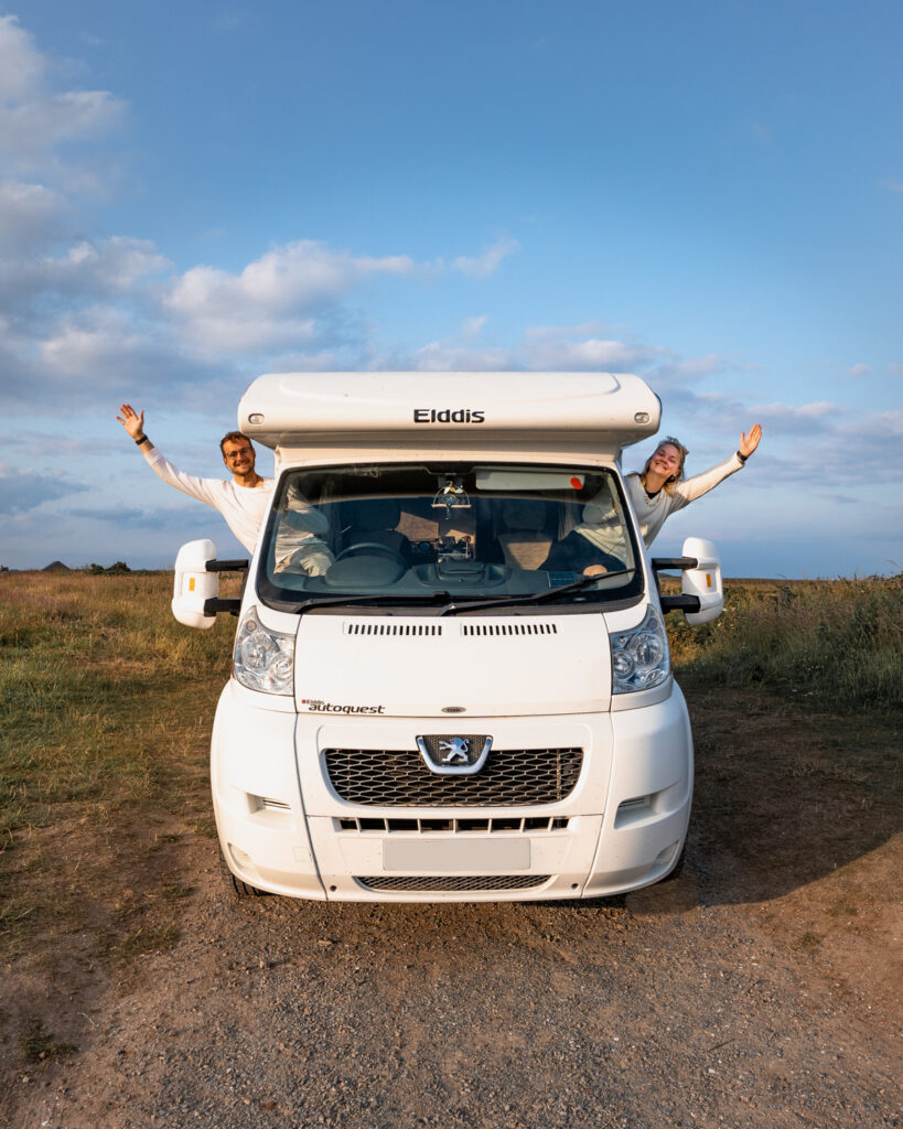 couple in motorhome