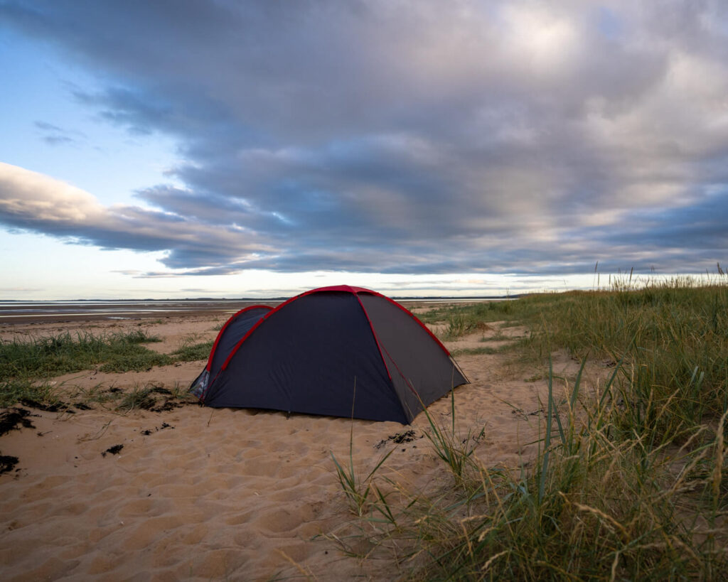 dornoch beach tent