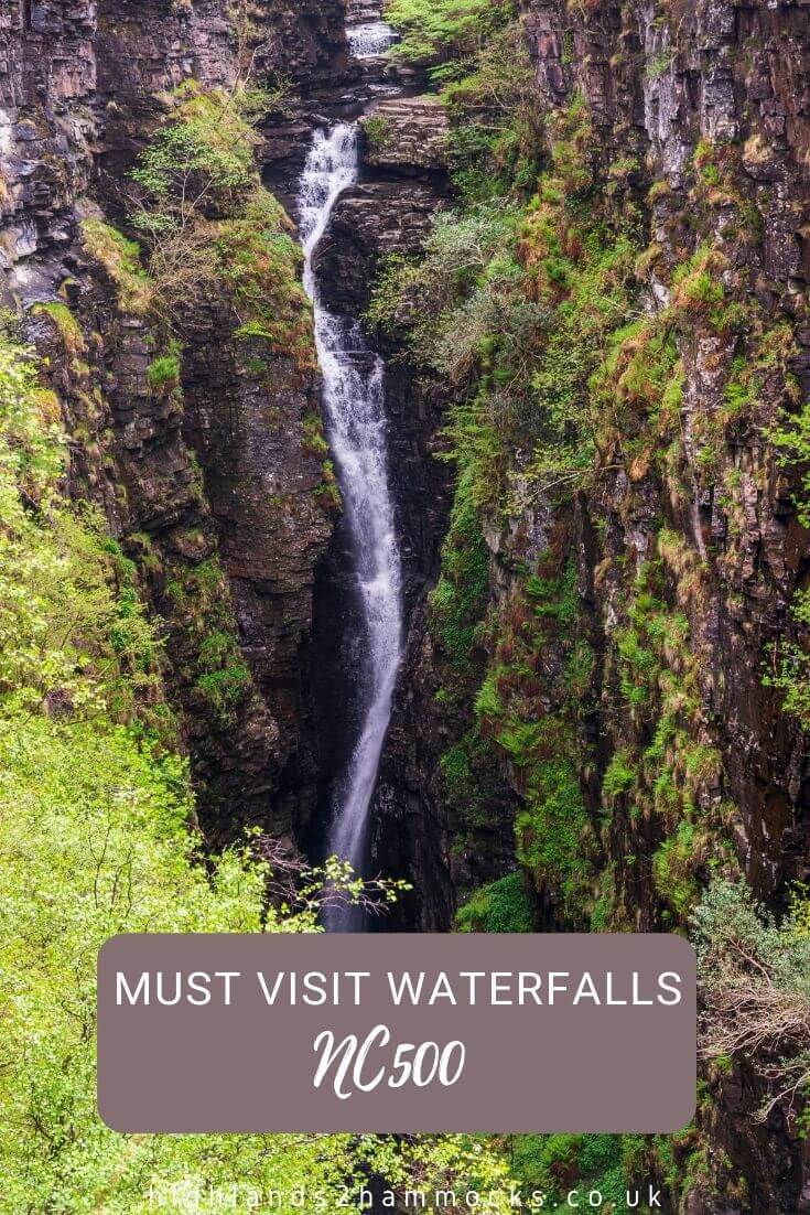 Must Visit Waterfalls on the NC500 - highlands2hammocks