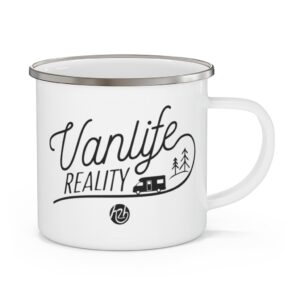 Vanlife Reality Camping Mug BLACK