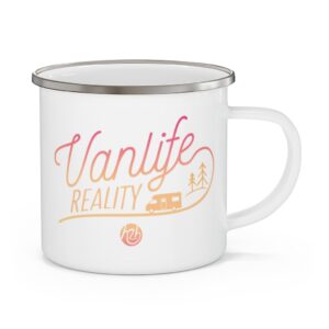 Vanlife Reality Camping Mug COLOUR