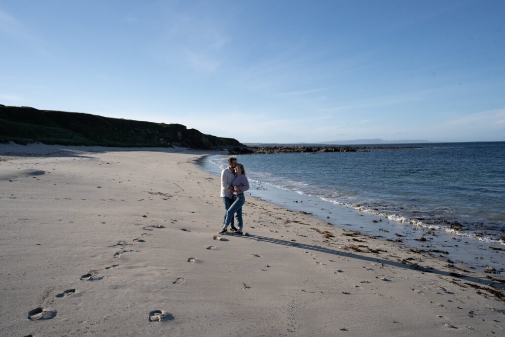 couple on Bay of Sannik