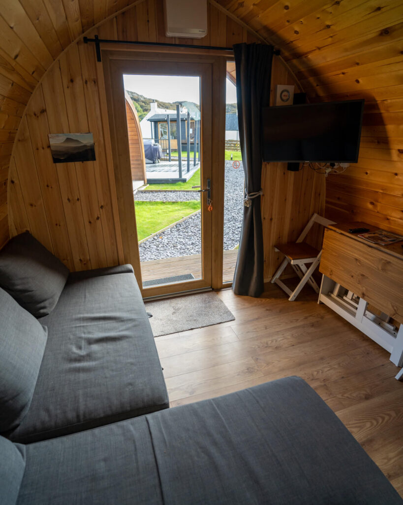 nc500 pods lounge