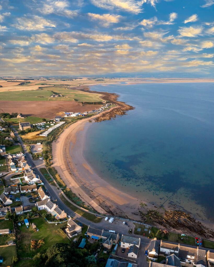 portmahomak beach from above