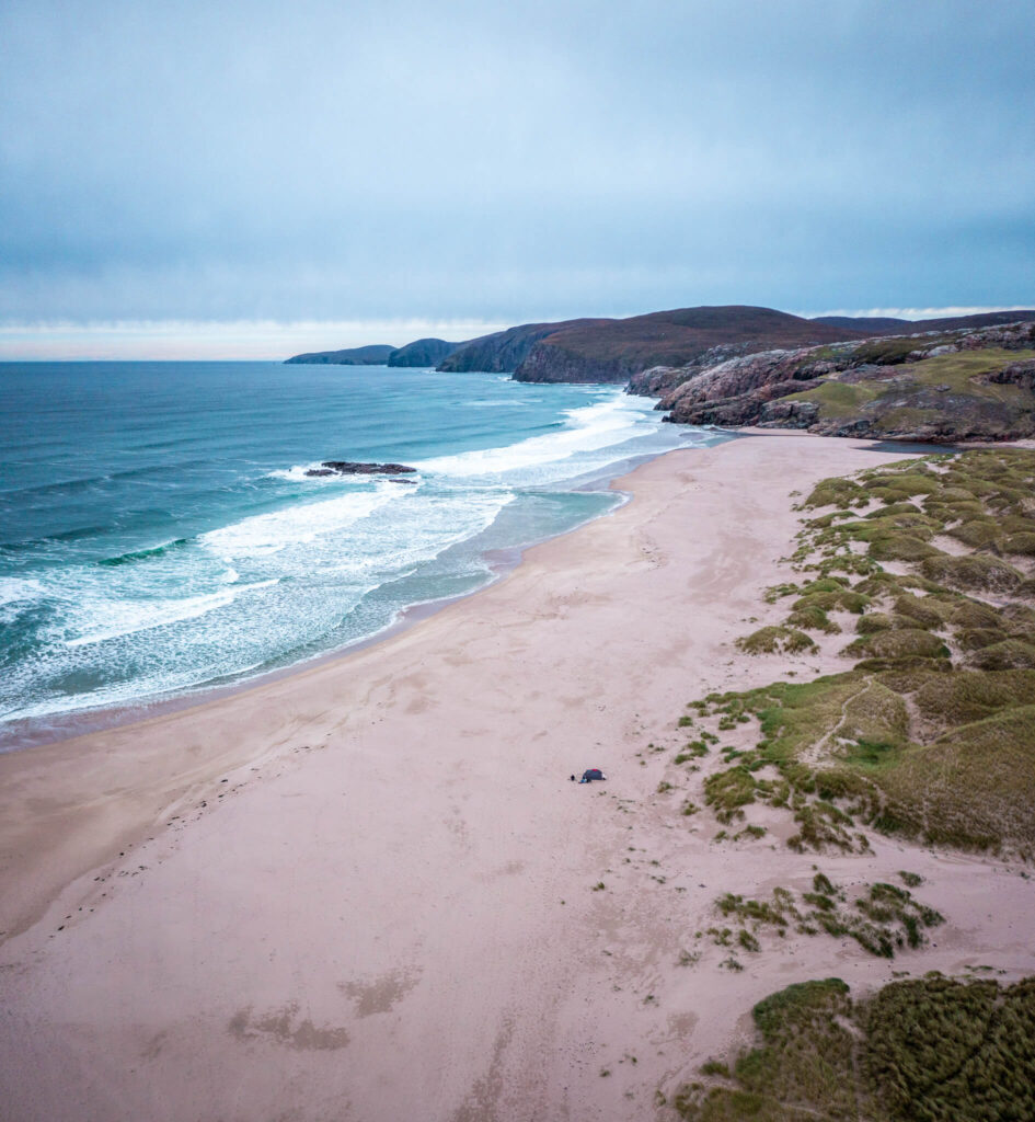 sandwood bay drone