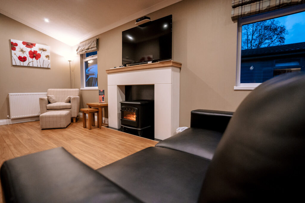 lounge at loch lomond holiday park