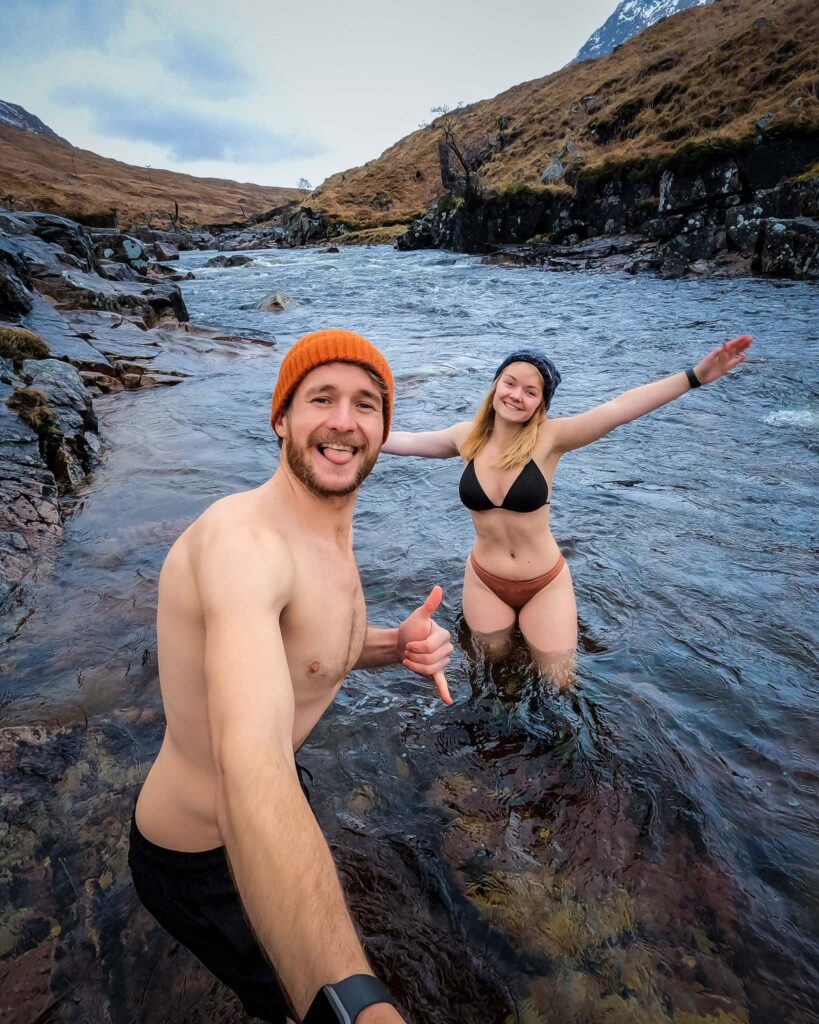 wild swimming glen etive