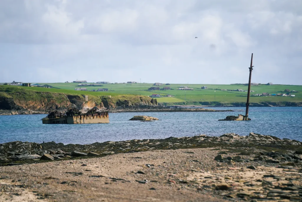 Churchill Barriers ships _ Orkney Islnads