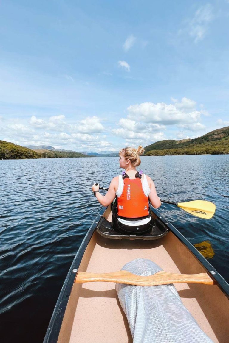 canoeing - Coniston Water