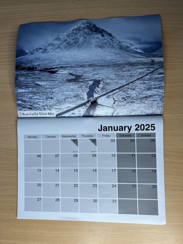 Scotland calendar