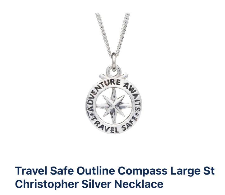 Off the Map Jewellery Compass necklace