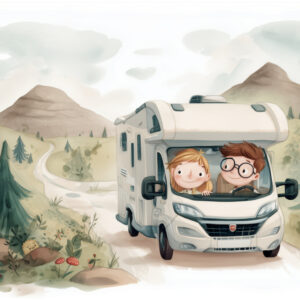 Ellie the Motorhome on the Hunt for Wild Haggis – Kids Picture Book