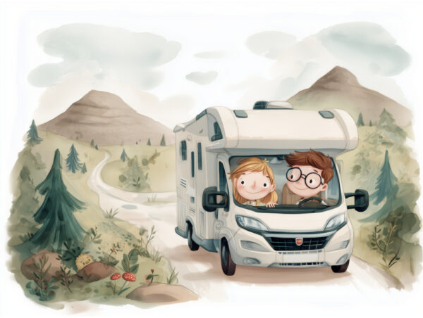 Ellie the Motorhome on the Hunt for Wild Haggis Childrens Book