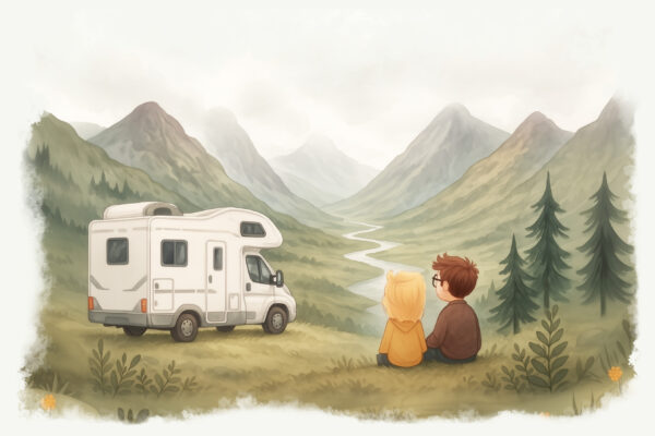 Ellie the Motorhome on the Hunt for Wild Haggis Childrens Book