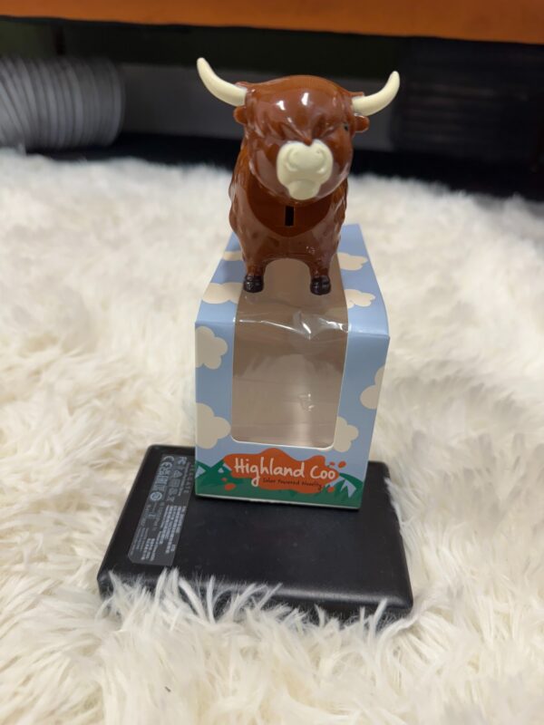 Highland Coo Cow Solar Pal